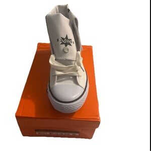 Women's Cream High-Top Sneakers